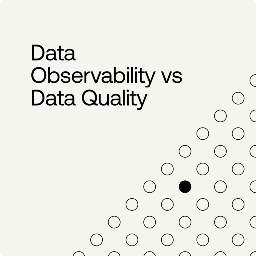 Data Observability vs. Data Quality