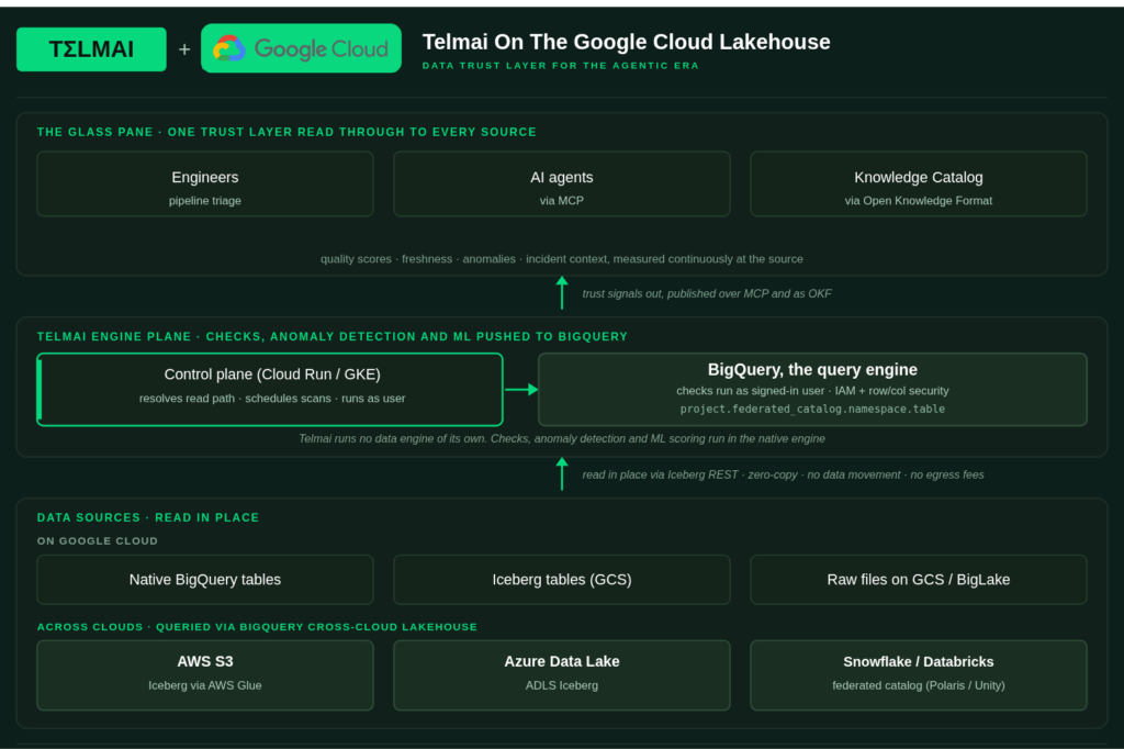 Telmai for google cloud lakehouse (Biglake)